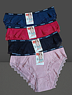 Плавки труси жіночі бавовна стрейч №7726 р.42-44 46 48. Від 6 шт по 39грн., фото 2