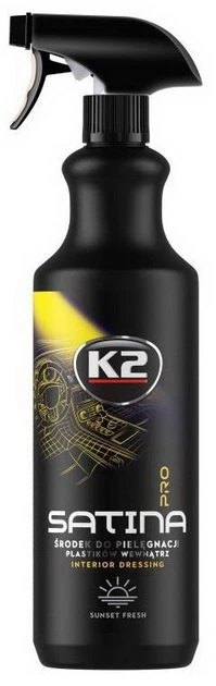 Поліроль для панелі приладів та пласт. деталей K2 SATINA PRO SUNSET FRESH 1L D50111
