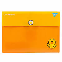 Папка-конверт на кнопці YES Line Friends A4 (492081)