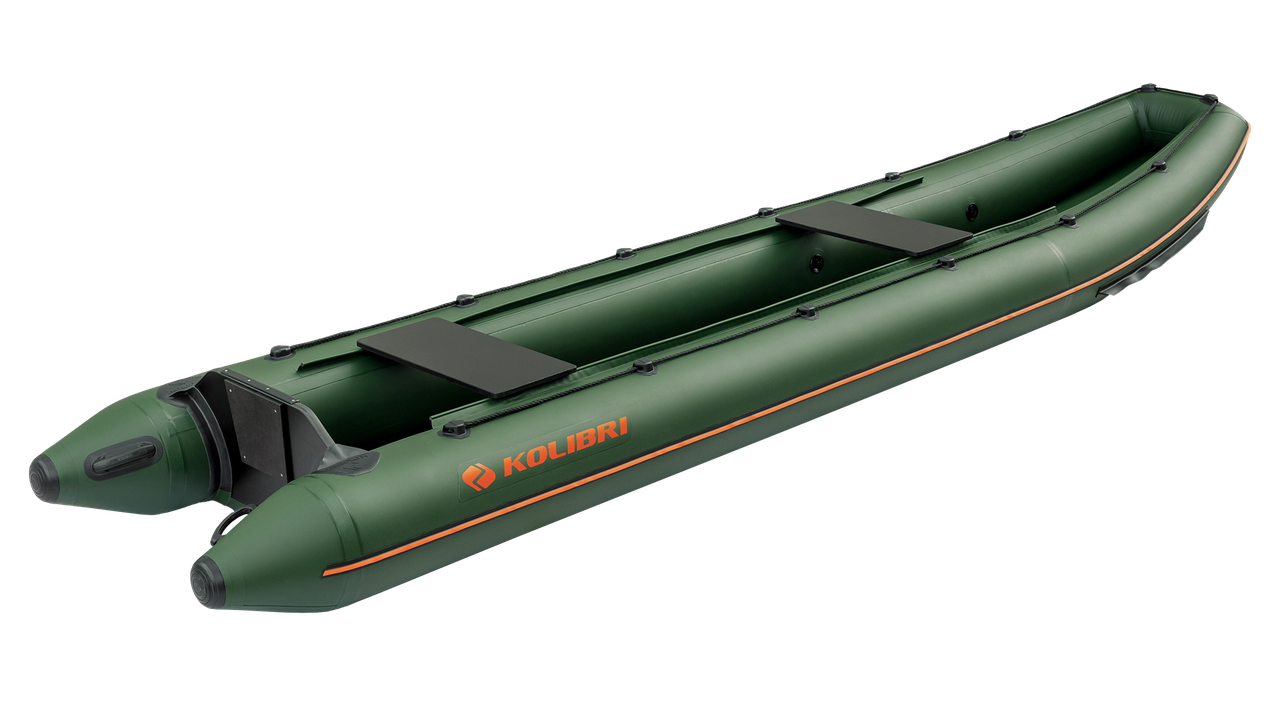 Надувний човен - каное ПВХ Kolibri КМ-460С моторний. Купити надувний човен Колібрі 460 під мотор для риболовлі