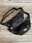 Спортивна поясна сумка ТНФ The North Face чорна, фото 6