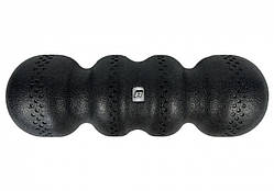 Ролик  для йоги EasyFit SlateShaper 45 см чорний