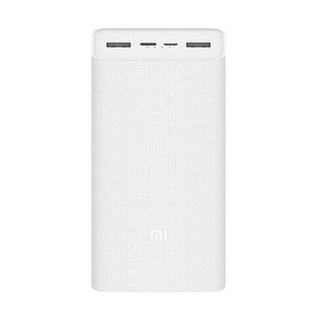 Зовнішній акумулятор (павербанк) Xiaomi Mi 3 30000mAh Quick Charge White
