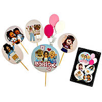 Набір топерів з мастики дівчата Roblox