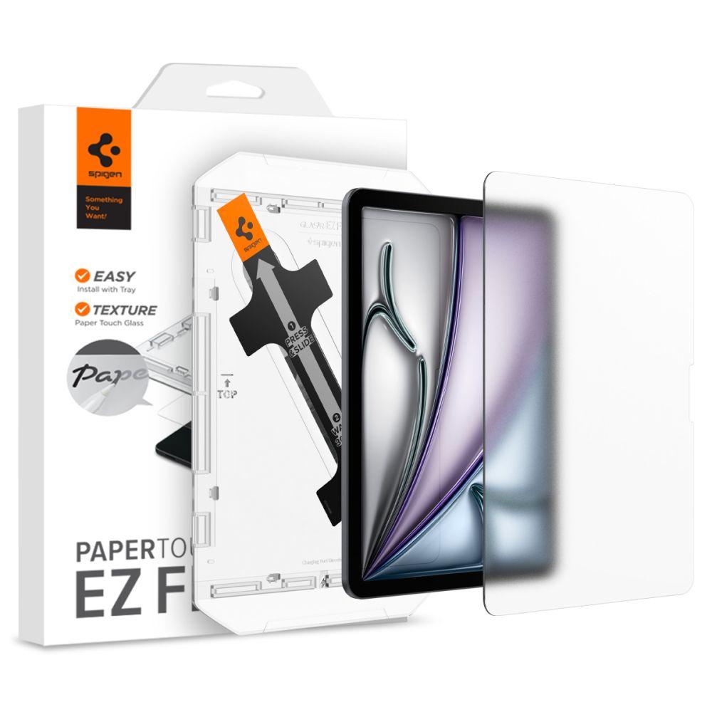 Захисна плівка для малювання Spigen для iPad Air 11" (2024) - Paper Touch EZ Fit, Matte Clear (AGL07799)