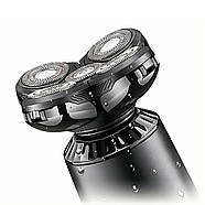 Роторна чоловіча електробритва на акумуляторі з плаваючими головками VGR V-397 Professional Men's Shaver, фото 3