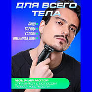 Роторна чоловіча електробритва на акумуляторі з плаваючими головками VGR V-397 Professional Men's Shaver, фото 4