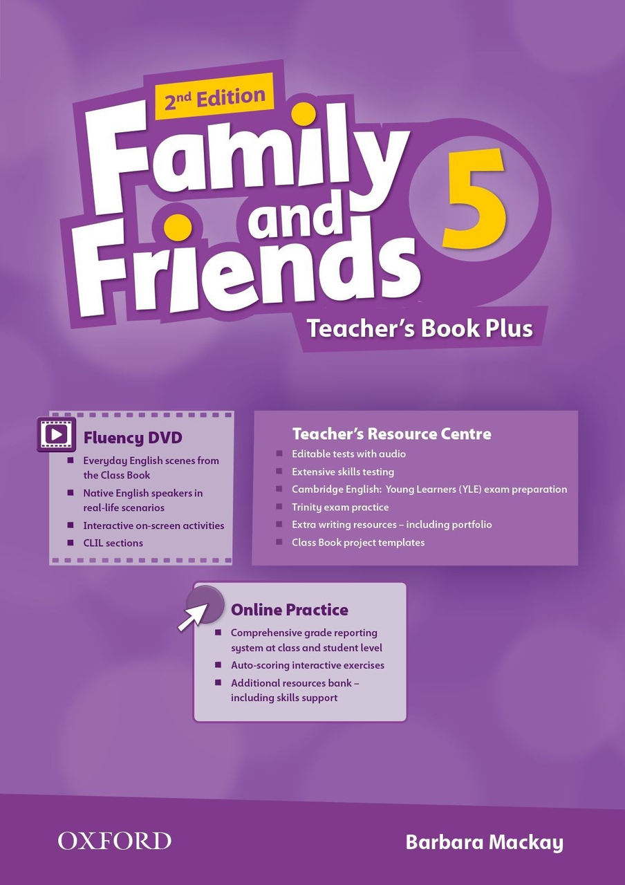 Книга для вчителя Family and Friends 2nd Edition 5 teacher's Book Plus with Assessment and Resource CD-ROM and