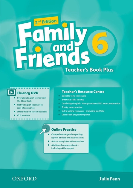 Книга для вчителя Family and Friends 2nd Edition 6 teacher's Book Plus