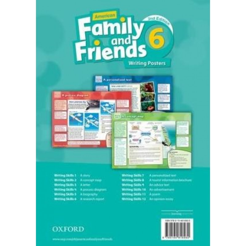 Плакат Family and Friends 2nd Edition 6 Writing Posters