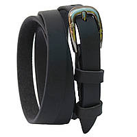 Ремінь жіночий шкіряний темно синій, Вознесенськ (RWK0138-15)