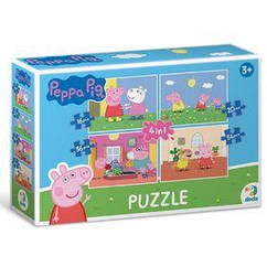 Пазл Dodo Пазл 4 в 1 Peppa Pig 200343