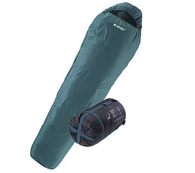 Спальний мішок Hi-Tec Azer (SB009) 230 x 80 cм Deep Teal/Silver Pine, фото 3