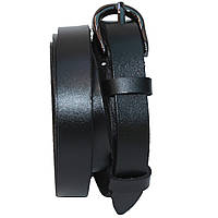 Ремінь жіночий шкіряний чорний, Вознесенськ (RWK0139-15)
