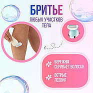 Пінцетний епілятор на акумуляторі з 5 насадками для всього тіла VGR V-703, фото 5