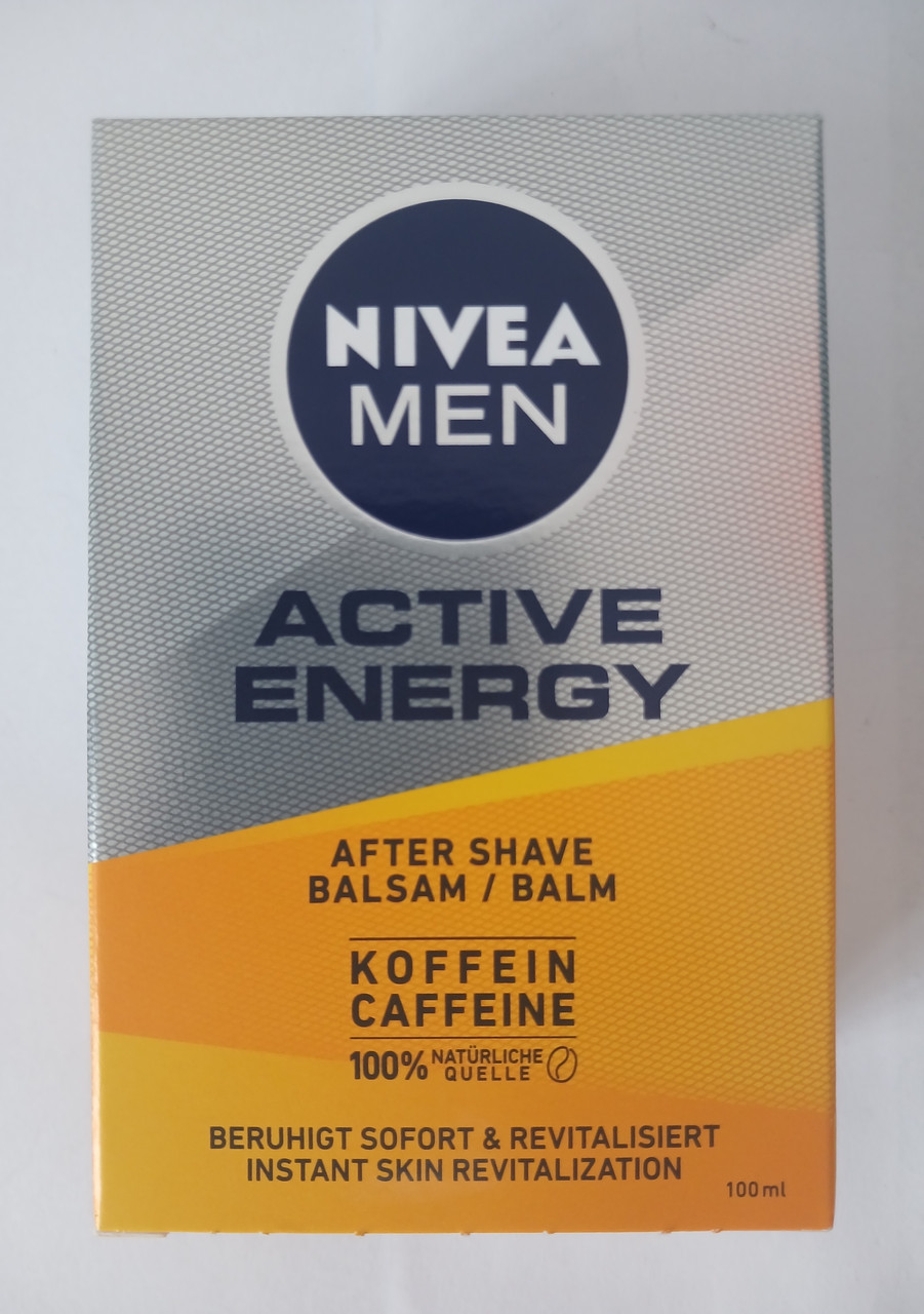 Бальзам після гоління чоловічий Nivea Active energy 100 мл. ( Нивея)