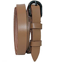 Ремінь жіночий шкіряний карамель, Вознесенськ (RWK0143-15)