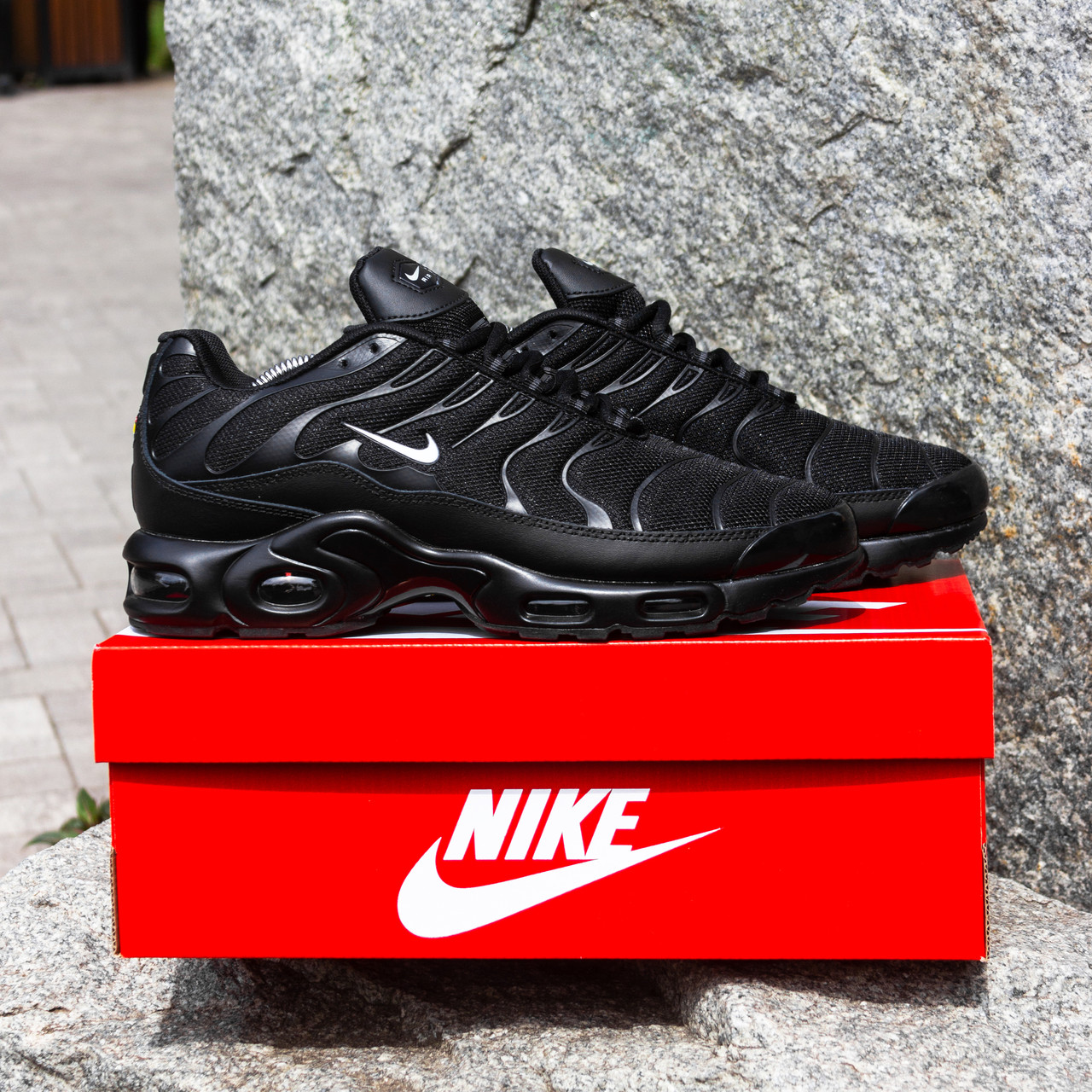 Чоловічі Кросівки Nike Air Max TN чорні, фото 1