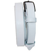 Ремінь жіночий шкіряний білий, Вознесенськ (RWK0146-15)