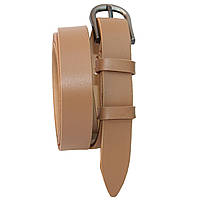 Ремінь жіночий шкіряний карамель, Вознесенськ (RWK0133-20)