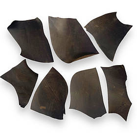 Шкіра натуральна Крейзі Хорс у шматках т.1,4-1,6 мм колір коричневий