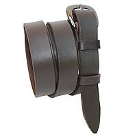 Ремінь жіночий шкіряний шоколад, Вознесенськ (RWK0137-20)