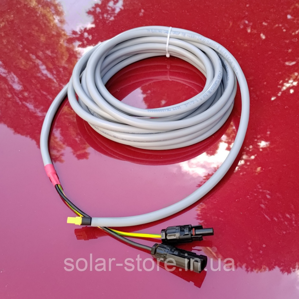 Кабель MC4 to XT60 Solar Cable для підключення EcoFlow/BLUETTI до сонячної панелі 3м.