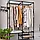 Вішалка для одягу (160x112x46 см) Simple Coat Rack Double Row / Вішалка з полицями, фото 3
