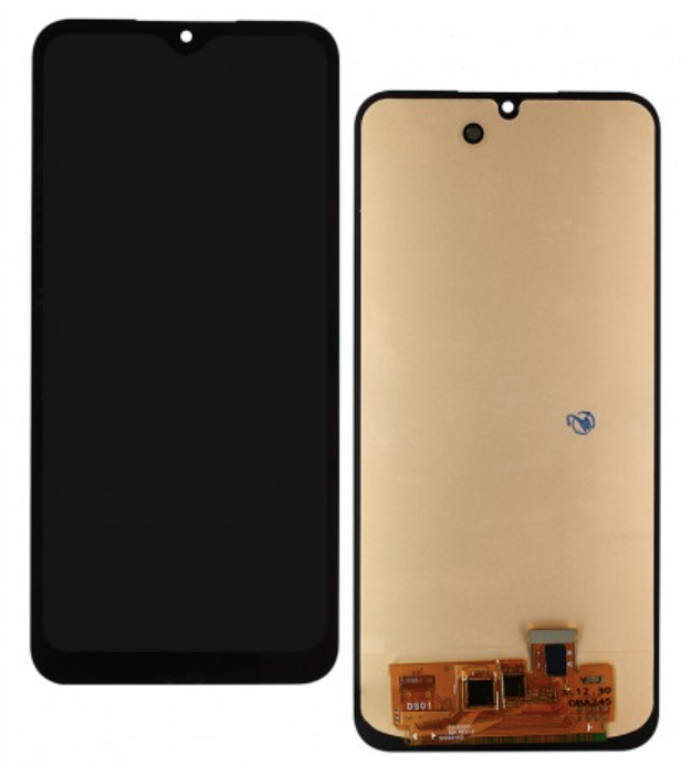 Дисплей (екран) для Samsung M346 Galaxy M34 5G, чорний, OLED, з широкою рамкою