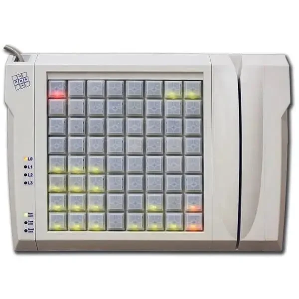POS-клавіатура LPOS-065-RS485 POSUA (LED зі зчитувачем магнітних карток)