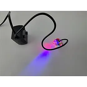 Насос для фонтану з підсвічуванням (5 вт)(350 л/год)(h max 75-80 cm)