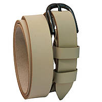 Ремінь жіночий шкіряний теплий бежевий, Вознесенськ (RWK0032-25)