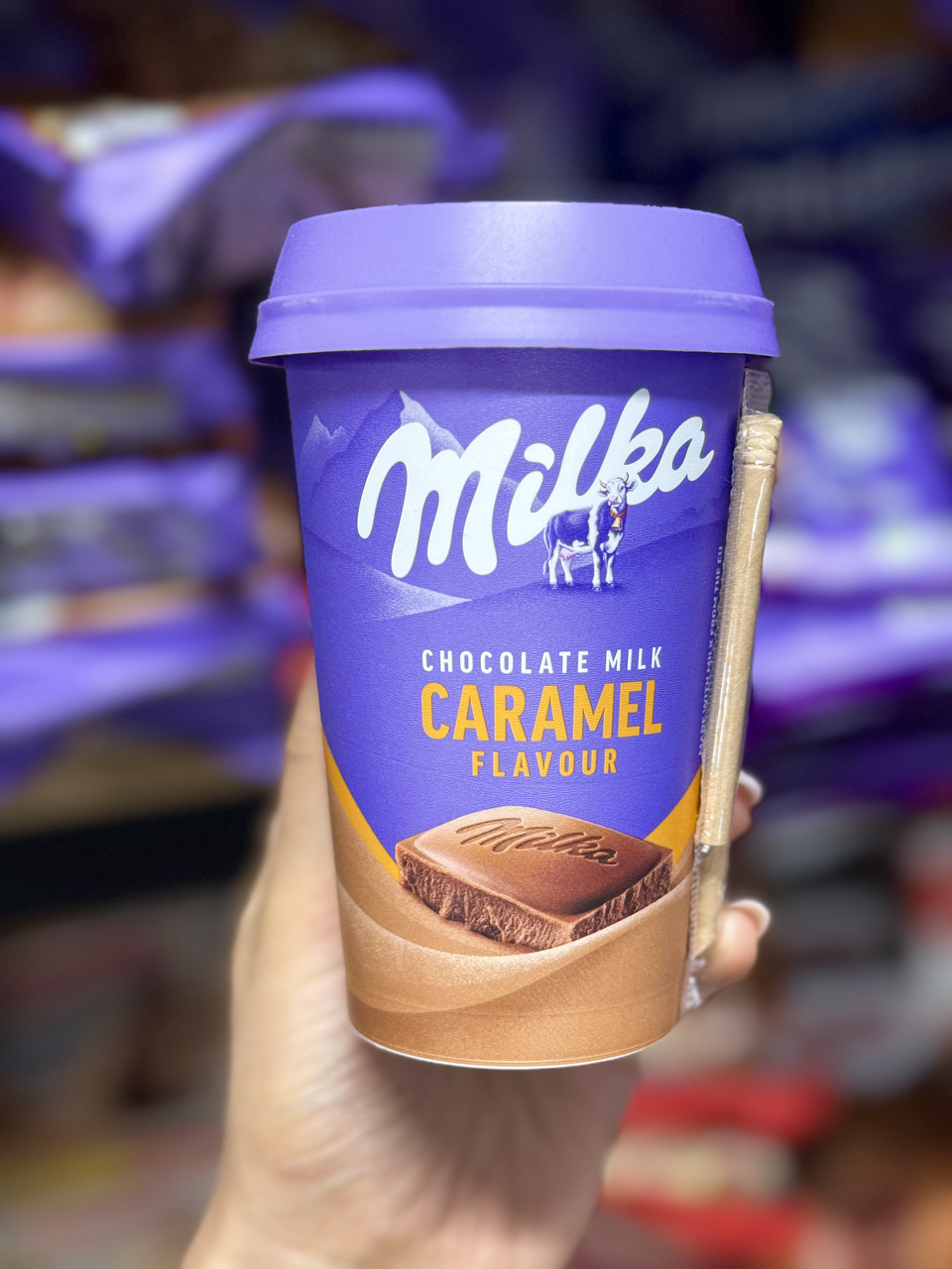 Молочний коктейль Milka Caramel 220ml