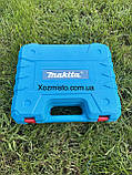 Шурупокрут Makita 48V 6.0AH з набором інструментів/Акумуляторний шурупокрут Макіта 24 В з насадками в кейсі, фото 6
