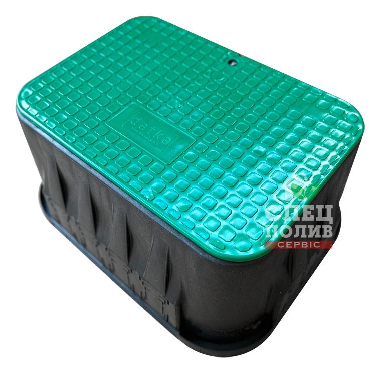 Клапанний бокс Standart Datka, 39x27 см (підземний пластиковий колодязь для клапанів, кранів)