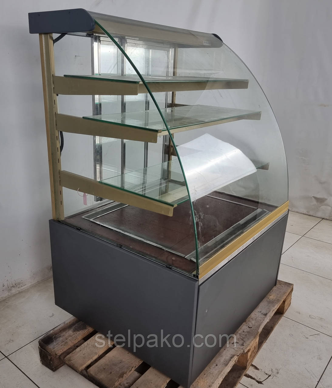 Кондитерська холодильна вітрина "IGLOO YAMAJKA" (Польща), (+5° +15°), 0.9 м., викладка 53 см., Б/у, фото 1
