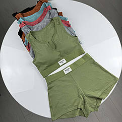 Жіночі  бавовняні комплекти #2233