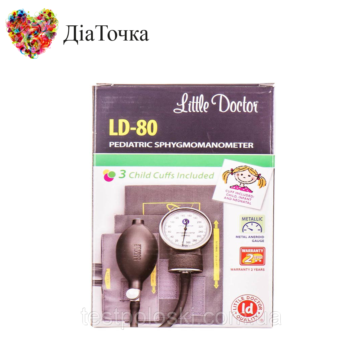 Тонометр Little Doctor LD-80 механічний (без фонендоскопа), фото 1