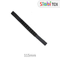 Ручка вузька чорна ПВХ зі стрічкою ZYL 8012 A Чорний