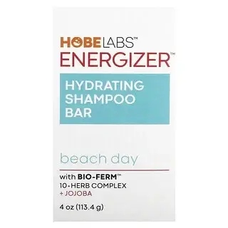 Hobe Labs, Energizer, увлажняющий мыльный шампунь, Beach Day, 113,4 г ...