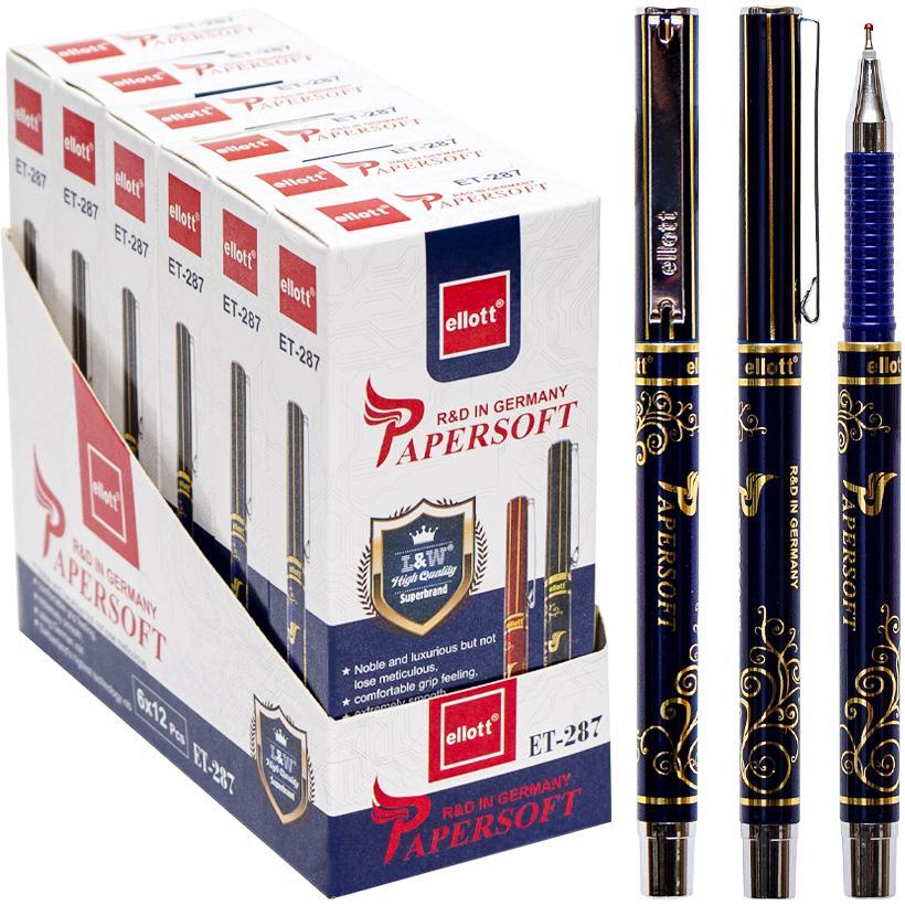 Ручка масляна синя 0,7 мм Ellott Papersoft CL287