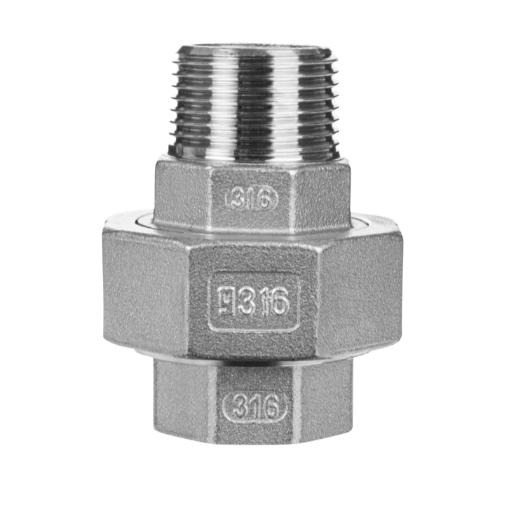Американка пряма нержавіюча сталь гайка-гвинтова 3/4" Gebo G316