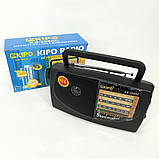 Всехвильовий радіоприймач KIPO KB-308AC, Радіоприймач з розширеним діапазоном простий IE-92, фото 7