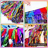 Дощик широкий на стіну та стіл хвилястий 74 см на 274 см різнобарвний, фото 4