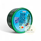 Тунець рожевий філе Dreimaster Thunfisch Filets, в оливковій олії 185 г., фото 4