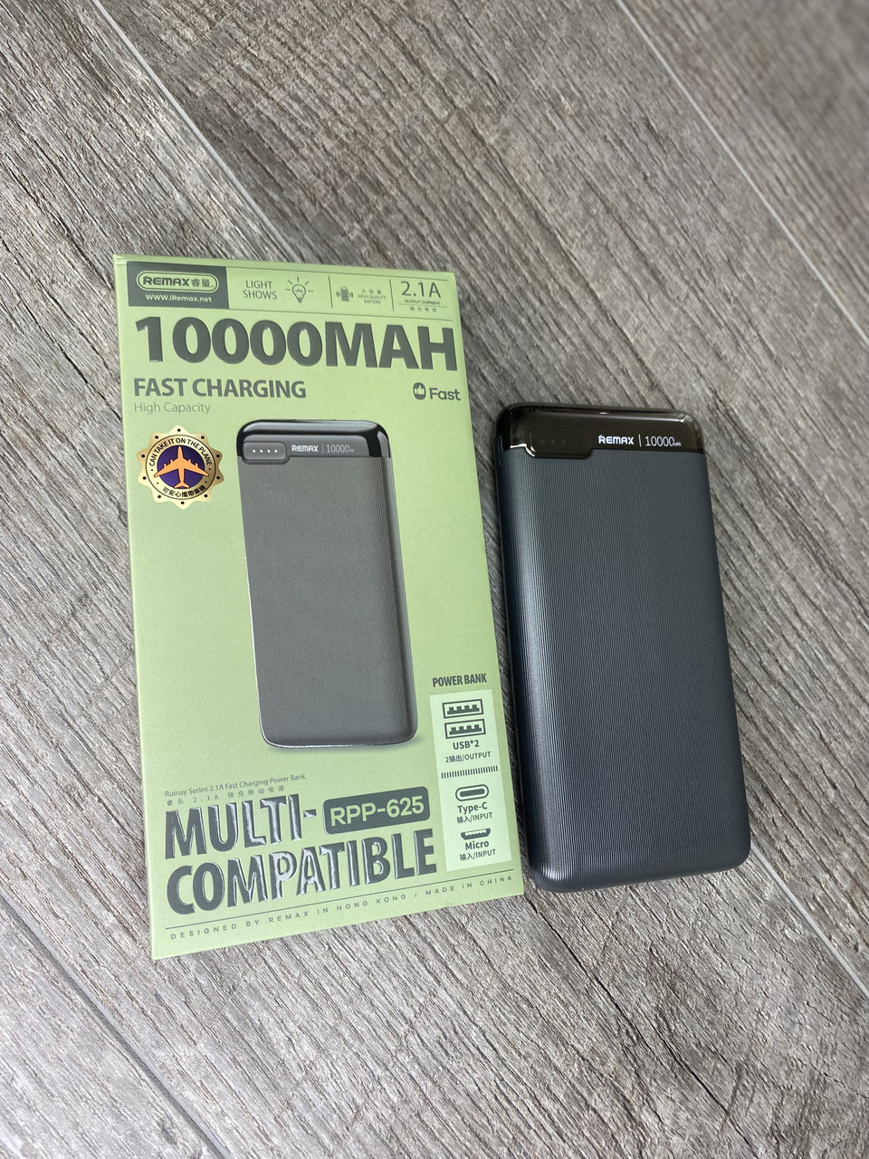 Power Bank Remax Ruinay RPP-625 10000 mAh, 2.1A