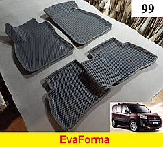 3D килимки EvaForma на Fiat Doblo '10-22, 3D килимки EVA