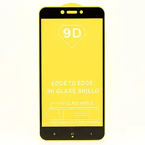 Захисне скло 9D для Xiaomi Redmi 5A / 4X Black, фото 1