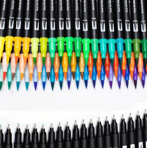 Художні маркери із сумкою для малювання Color pencil And 48 CD