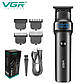 Машинка для стрижки волосся VGR V-987 BLACK, для стрижки посіченого волосся, фото 4